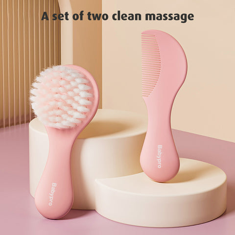 Baby Pro Comb Hair Brush Set  for Babies Care Grooming Tools