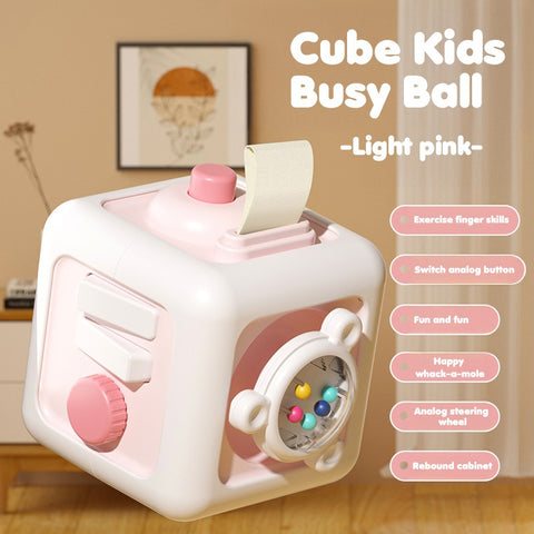 Smart Sprout 6in1 Busy Cube Sensory  Training Toy Early Educational Learning Toys for Baby