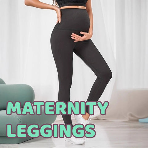 Baby Pro Bump Support High Waisted Maternity Leggings Stretchable