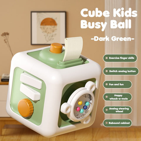 Smart Sprout 6in1 Busy Cube Sensory  Training Toy Early Educational Learning Toys for Baby