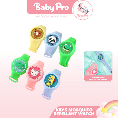 Baby Pro Kids Lightweight Anti Mosquito Watch Repellent  With LED Light