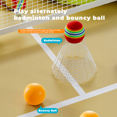 Baby Pro Kids Badminton/Tennis Rackets and Ball Toy Set Indoor and Outdoor Sports Play