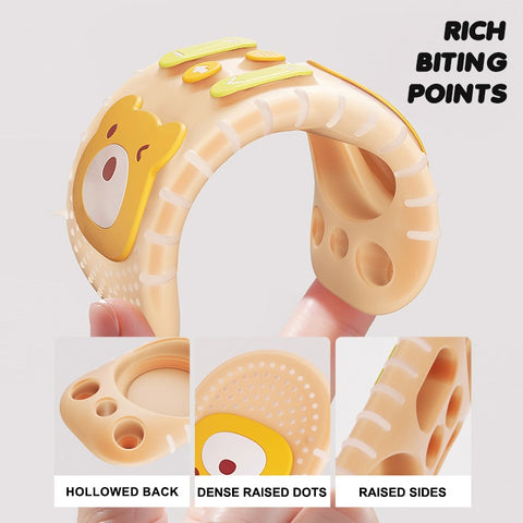 Baby Pro Remote Control Shaped Silicone Teether Perfect for Little Hands