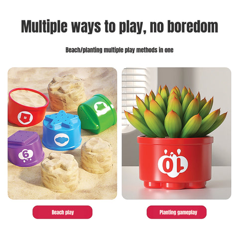 Smart Sprout Kids Stacking Cups Early Educational Toys With Light And Sound
