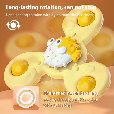 Smart Sprout Table Animal Sucker Finger Spinning Rotating Toy for Baby