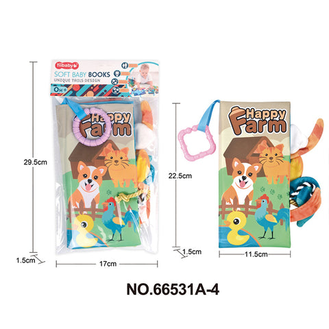 Smart Sprout Washable Early Educational Books For Toddlers With Rustle Sound