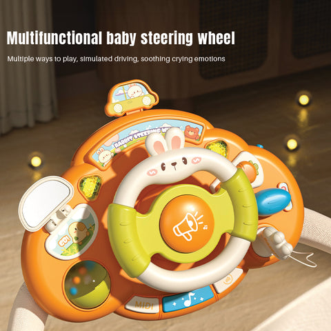 Smart Sprout Steering Wheel Toy  For Kids Montessori Educational Toy With Sounds