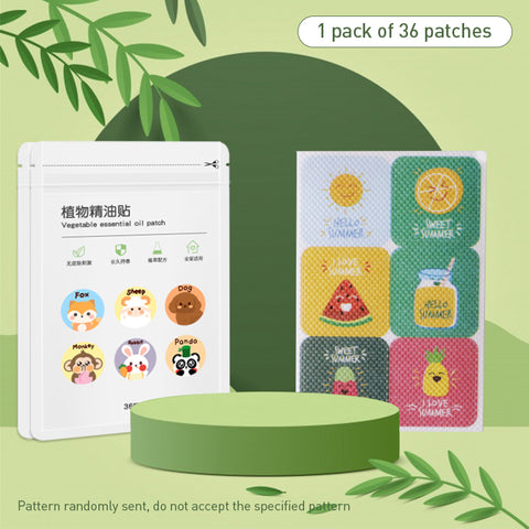 Baby Pro 36 pcs Cute Designs Anti-Mosquito Patch Stickers For Kids