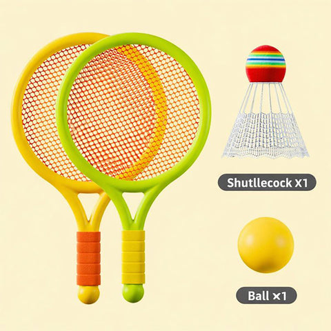 Baby Pro Kids Badminton/Tennis Rackets and Ball Toy Set Indoor and Outdoor Sports Play