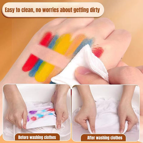 Smart Sprout Finger Painting Fun Set Washable And Non-toxic Colors For Creative Kids