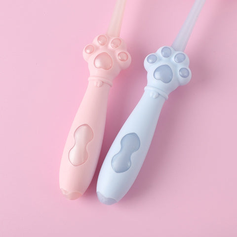 Baby Pro 5D Paw Shaped Toothbrush Ultra Soft Bristles For Gentle And Deep Cleaning