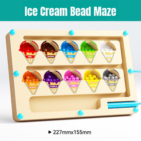 Smart Sprout Kids Magnetic Color Sorting Maze Board Game Early Educational Toy