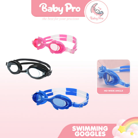 Baby Pro kids Adjustable Swimming Goggles with Rubber Strap