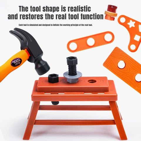 Smart Sprout Kids Toolbox Toy Set Pretend Play Repair Tools Toy Kit