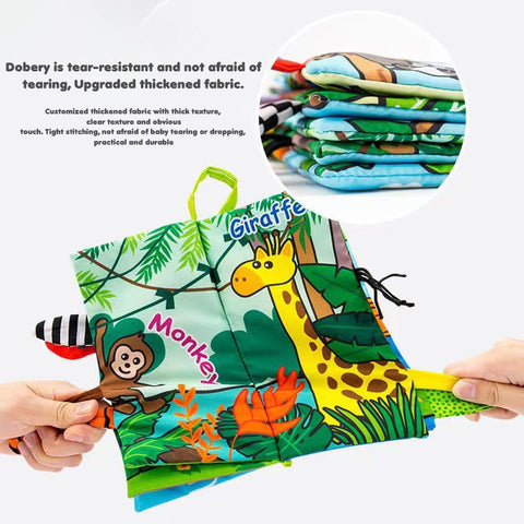 Smart Sprout Washable Early Educational Books For Toddlers With Rustle Sound