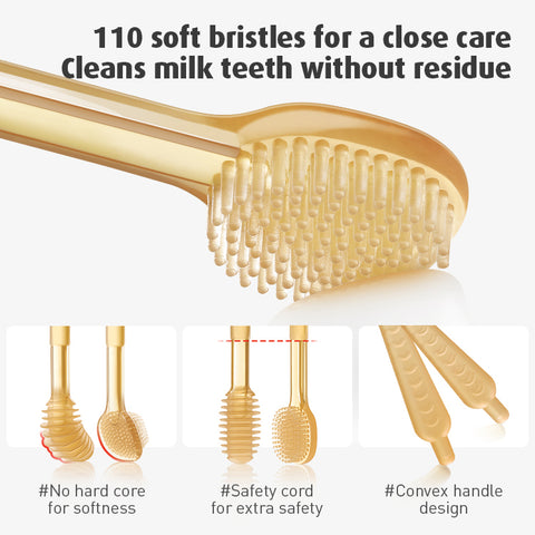 Baby Pro Nano Silicone Toothbrush Soft Oral Care Set