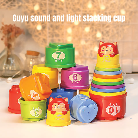 Smart Sprout Kids Stacking Cups Early Educational Toys With Light And Sound