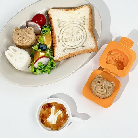 Baby Pro 2pcs Baby Food Molder Rice Bread Boiled Egg Molder Food Bento Box Tools