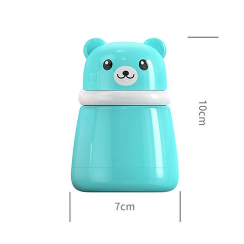 Baby Pro Portable Bear Powder Container With Soft Plush Puff Applicator