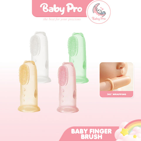 Baby Pro Premium Baby Finger Brush Soft Silicone Oral Care