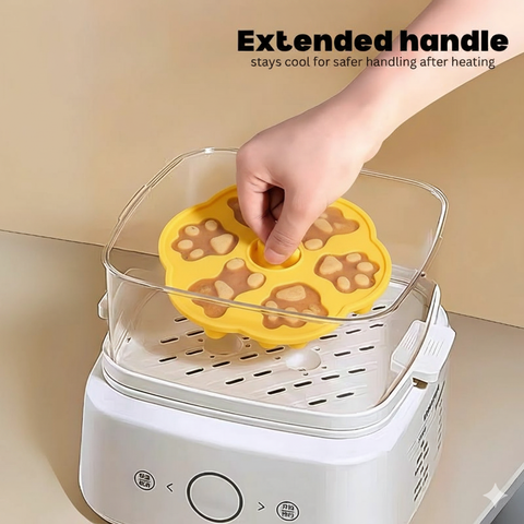 Baby Pro Bear Design Silicone Food Molder Easy Release Bakeware for Kid's Treats