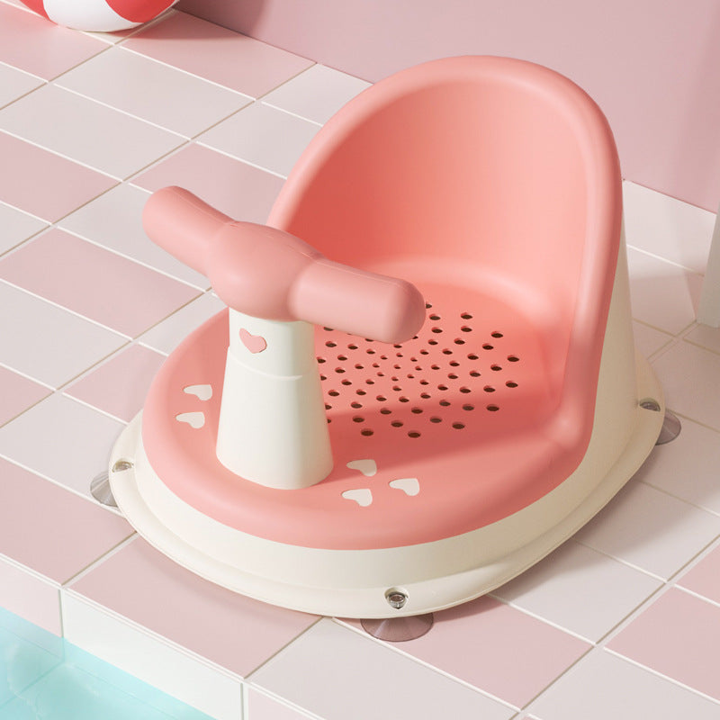 Baby Pro Baby Bath Chair Breathable Non-Slip Bath Stool With Backrest