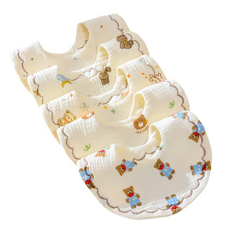 Baby Pro Baby Adjustable Soft Cotton Absorbent Bib