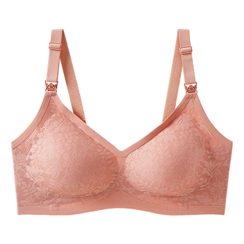 Baby Pro Comfort Fit Flower Maternity Wireless Bra Stretchable And Nursing-Ready