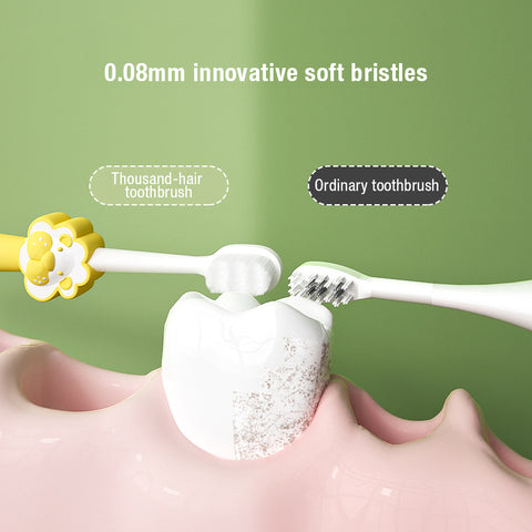Baby Pro Cute Cartoon Shape Kids Soft Bristles Toothbrush