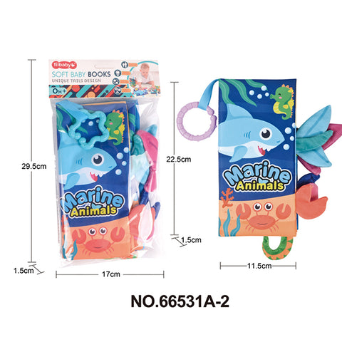 Smart Sprout Washable Early Educational Books For Toddlers With Rustle Sound
