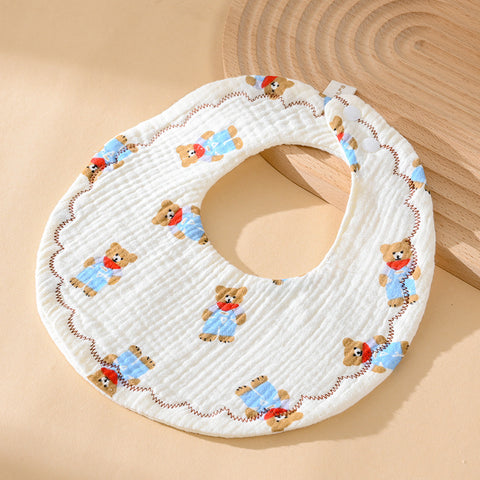 Baby Pro Baby Adjustable Soft Cotton Absorbent Bib