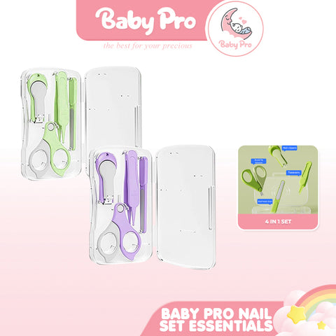 Baby Pro Baby Nail Care set  4 in 1 Safety Grooming Tools