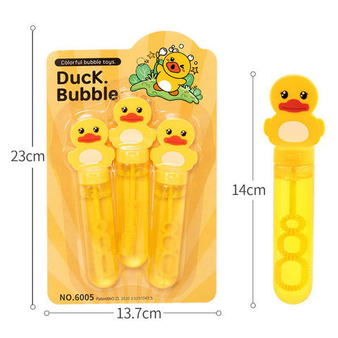 Baby Pro 3pcs Cute Animal Bubble Stick Toys for Kids