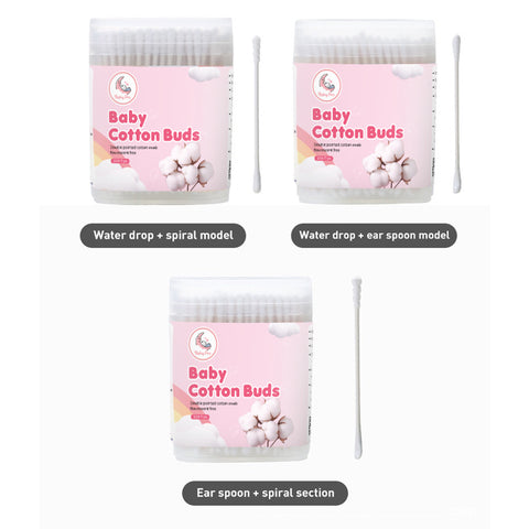 Baby Pro Baby Spiral Cotton Swabs Thin Buds 200pcs/pack
