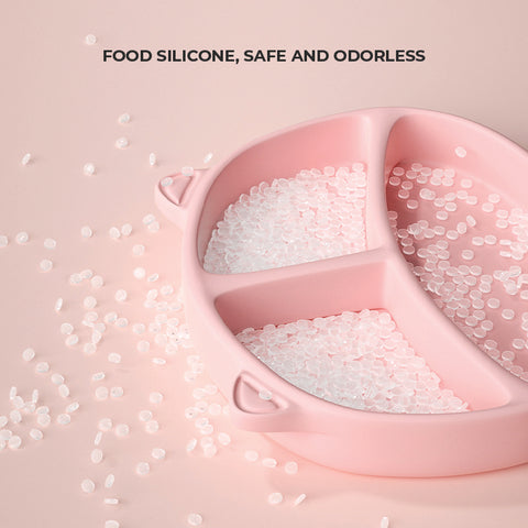 Baby Pro Baby Cute Silicone Cat Plates Safe and Durable BPA Free