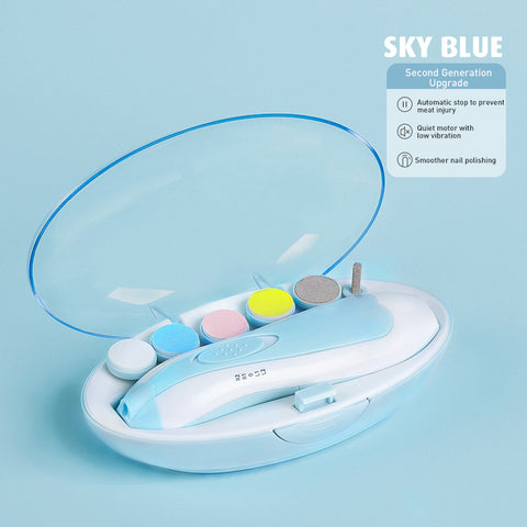 Baby Pro Electric Nail Polish Grinder Set Baby Nail Trimmer