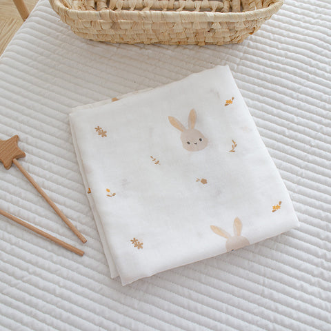 Baby Pro Newborn Blanket Bamboo Fabric Muslin Soft Cotton Swaddle