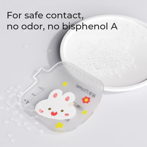 Baby Pro 30pcs Rabbit Breast Milk Storage Bag Doubled-Sealed 120ml 200ml