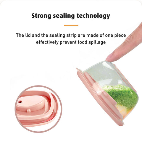 Baby Pro Baby Food Container 4pcs Freezer Storage Containers BPA FREE