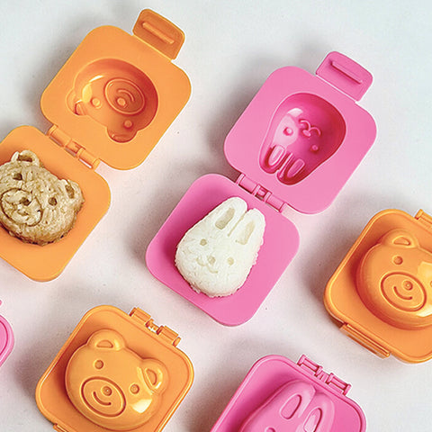 Baby Pro 2pcs Baby Food Molder Rice Bread Boiled Egg Molder Food Bento Box Tools