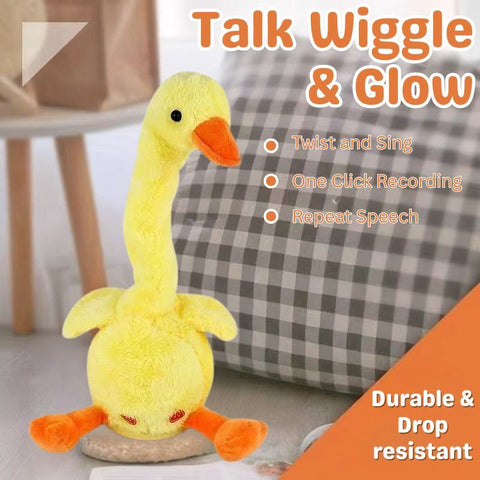 Smart Sprout Voice Repeating And Rechargeable Talking Duck Plush Toy