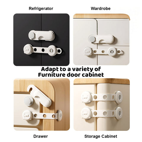 Baby Pro Multi-purpose Adjustable Safety Lock With Strong Adhesive Easy to Install