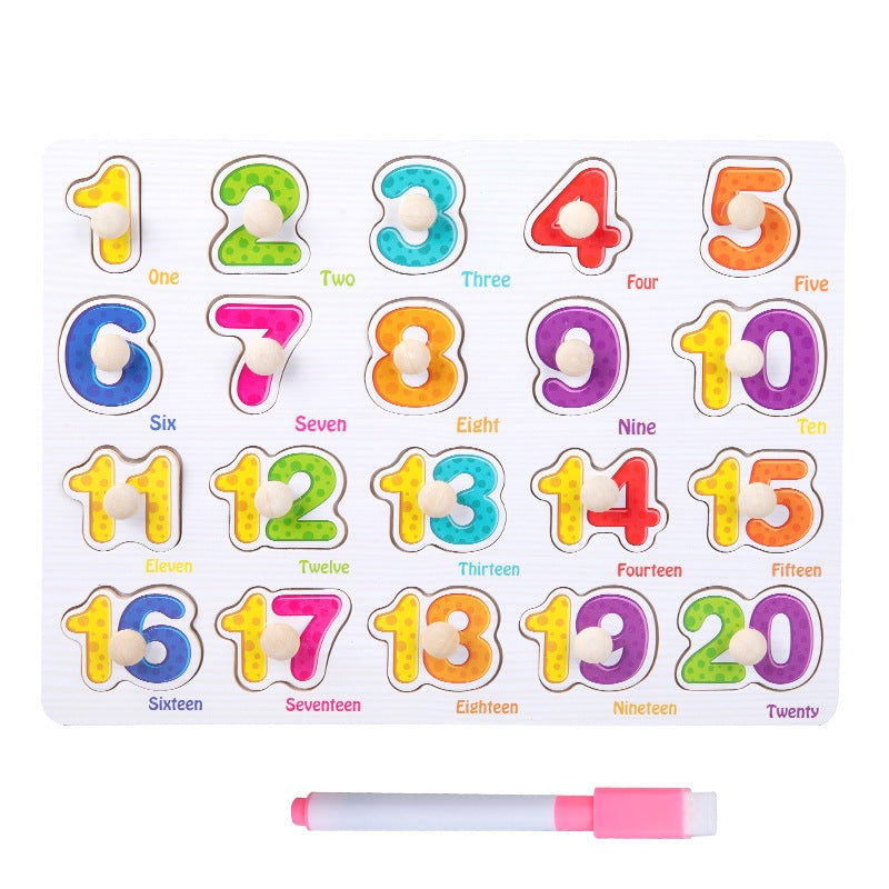Smart Sprout Wooden Board Puzzle Toy Early Educational Toys for Kids
