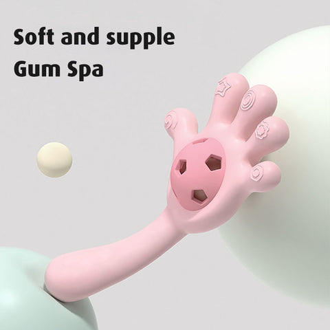 Baby Pro Silicone Hand Shape Rattle Teether Toy for Baby