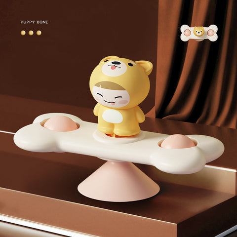 Smart Sprout Table Animal Sucker Finger Spinning Rotating Toy for Baby