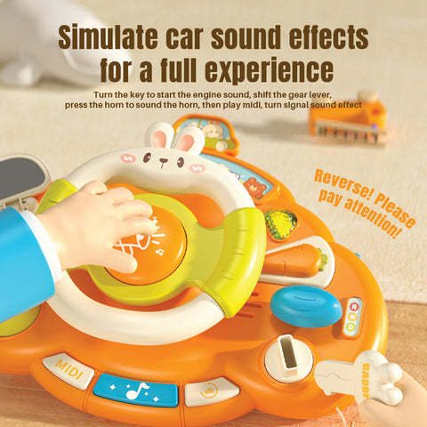 Smart Sprout Steering Wheel Toy  For Kids Montessori Educational Toy With Sounds