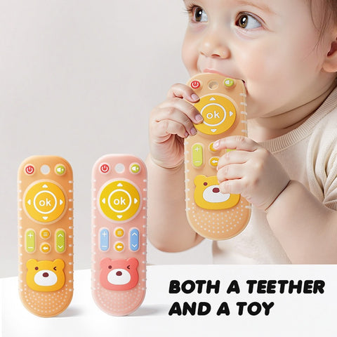 Baby Pro Remote Control Shaped Silicone Teether Perfect for Little Hands