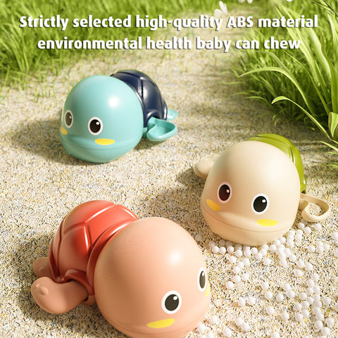 Baby Pro Baby Bath Toy Tortoise Water Wind-up Turtle Kids Beach Toys