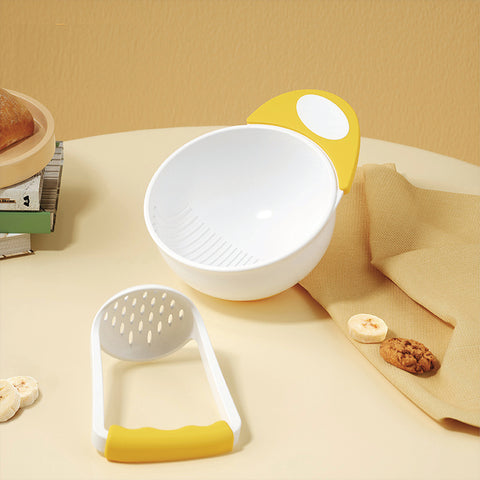 Baby Pro Baby Food Mash Bowl Set Fruit Vegetables Masher