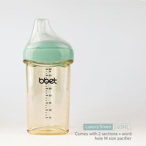 Baby Pro Premium Baby Bottle Triangle Feeding Bottles Free Storage PPSU 150ml 240ml Pink | Green | White